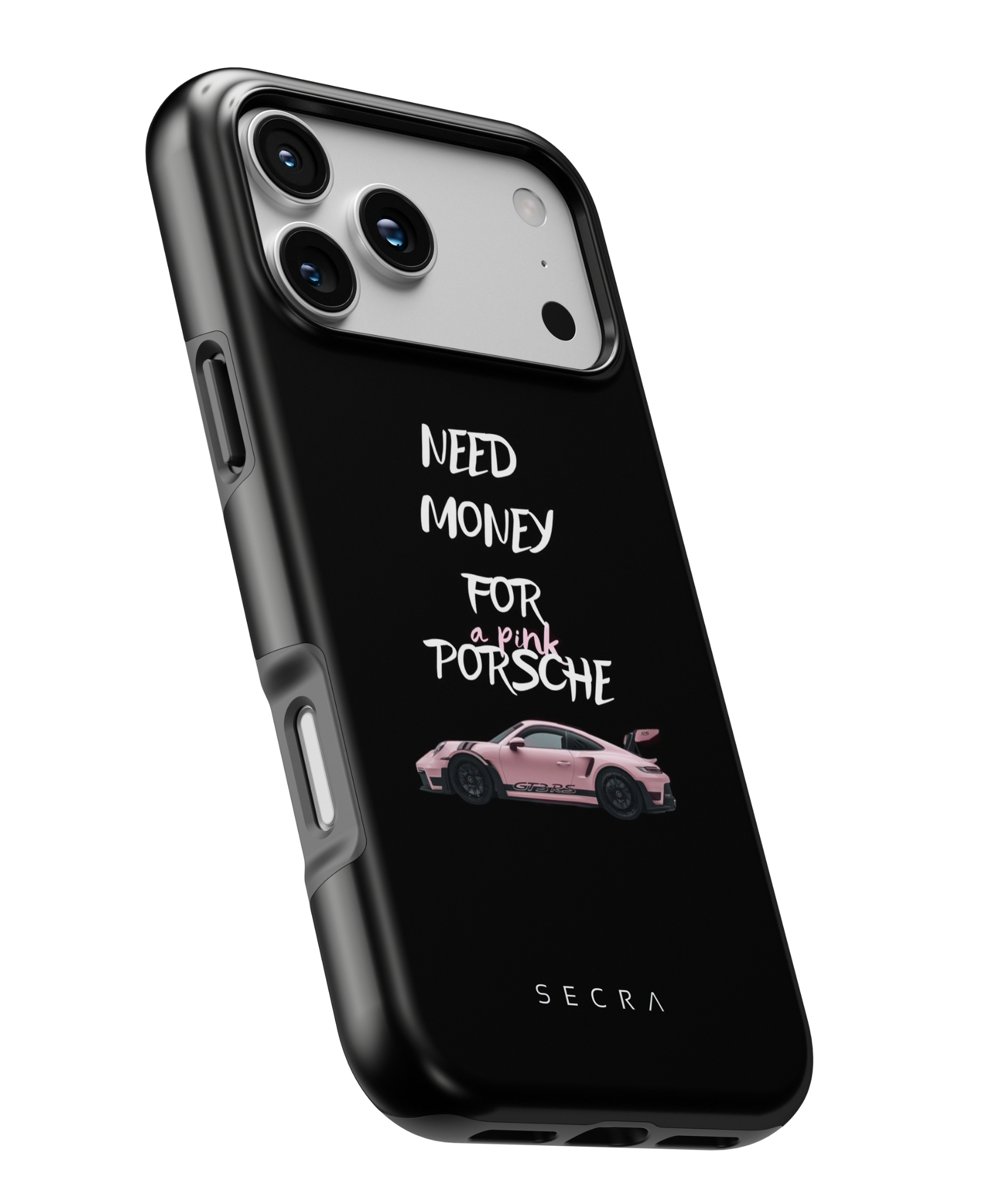 FULL PROTECTION CASE (PINK PORSCHE)