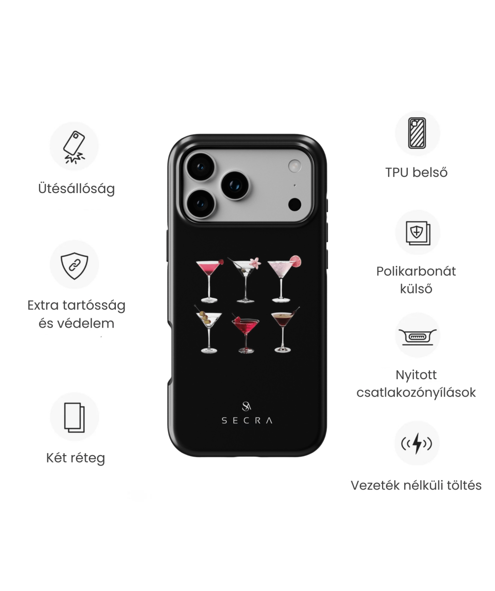 MAGSAFE FULL - PROTECTION CASE (COCKTAIL) - Secra Cases - Tech Accessories - MAGSAFE FULL - PROTECTION CASE (COCKTAIL) - iPhone 17 - 