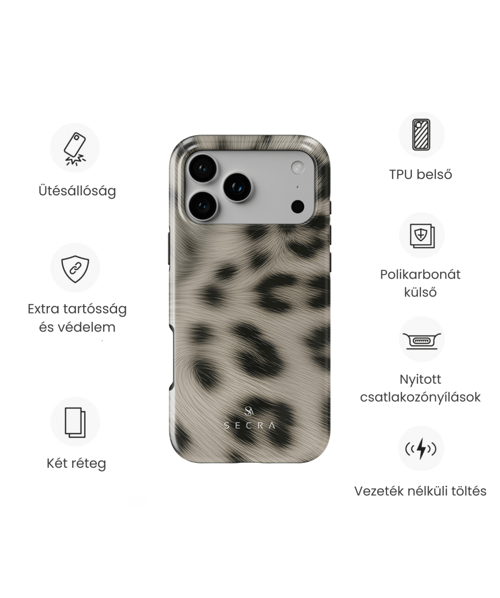 MAGSAFE FULL - PROTECTION CASE (LEOPARD) - Secra Cases - Tech Accessories - MAGSAFE FULL - PROTECTION CASE (LEOPARD) - iPhone 17 - 