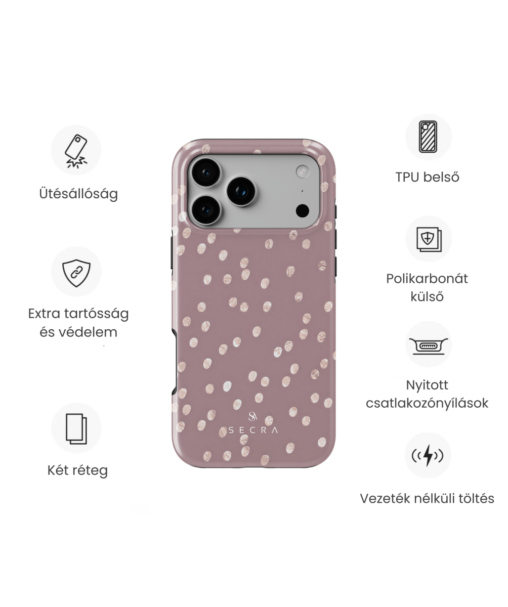 MAGSAFE FULL - PROTECTION CASE (LILIE) - Secra Cases - Tech Accessories - MAGSAFE FULL - PROTECTION CASE (LILIE) - iPhone 17 - 