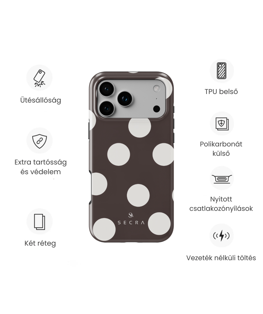 MAGSAFE FULL - PROTECTION CASE (MOCHA) - Secra Cases - Tech Accessories - MAGSAFE FULL - PROTECTION CASE (MOCHA) - iPhone 17 - 