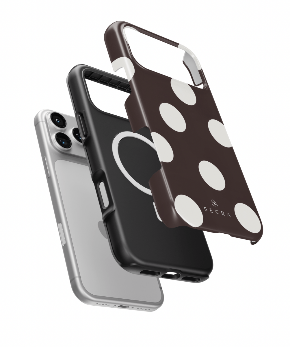 MAGSAFE FULL - PROTECTION CASE (MOCHA) - Secra Cases - Tech Accessories - MAGSAFE FULL - PROTECTION CASE (MOCHA) - iPhone 17 - 