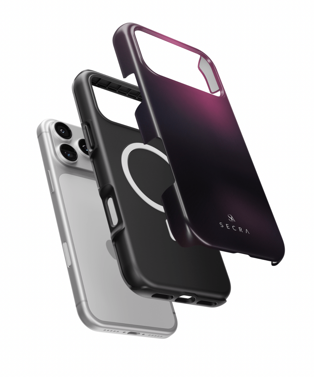 MAGSAFE FULL - PROTECTION CASE (NOIRROSA) - Secra Cases - Tech Accessories - MAGSAFE FULL - PROTECTION CASE (NOIRROSA) - iPhone 17 - 